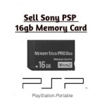 Sony PSP 16GB Memory Stick Pro Duo – official PSP memory card front view